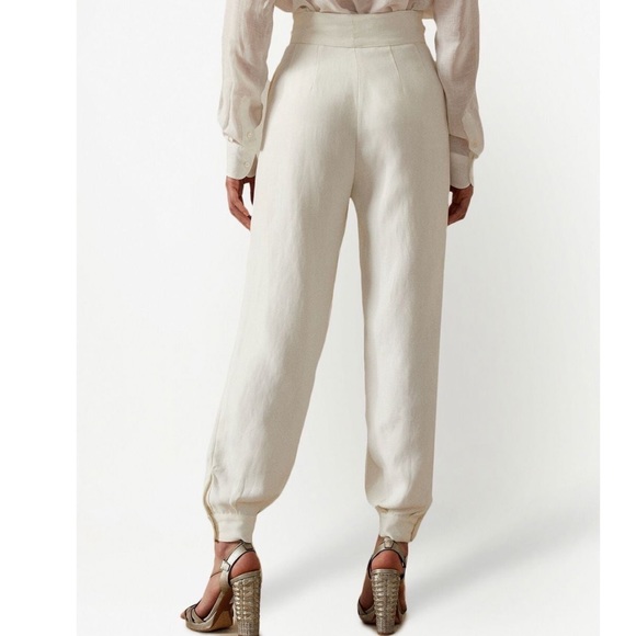 ❌SOLD❌ RALPH LAUREN PURPLE LABEL VIOLA HIGH WAISTED TAILORED TROUSERS - Picture 7 of 10